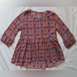 Allison Joy Patterned Blouse